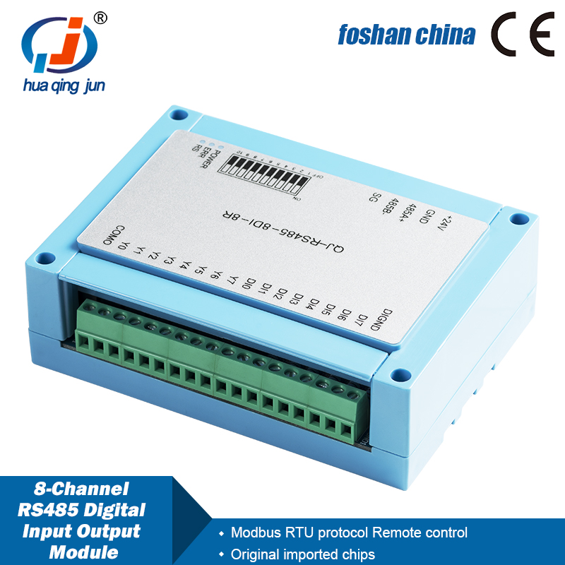 Relay 8 Channel Board - Huaqingjun 8 canaux RS485 entrées numériques