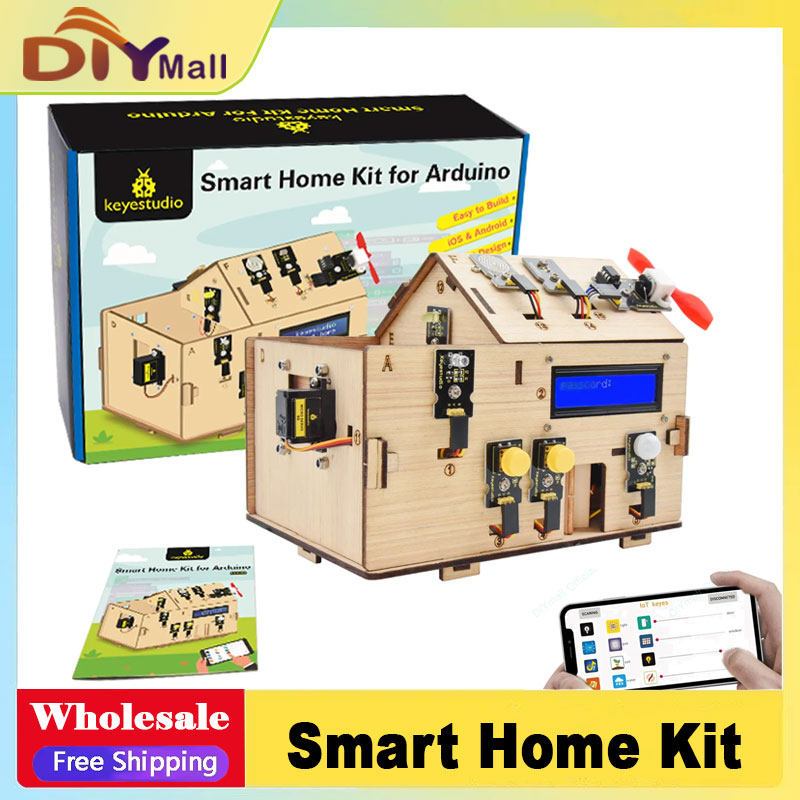 Home Automation Diy Kit - Keyestudio Kit maison IoT intelligent avec