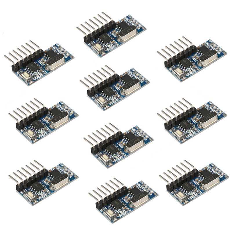 433Mhz Receiver Module - 10 pièces 433Mhz récepteur RF Module