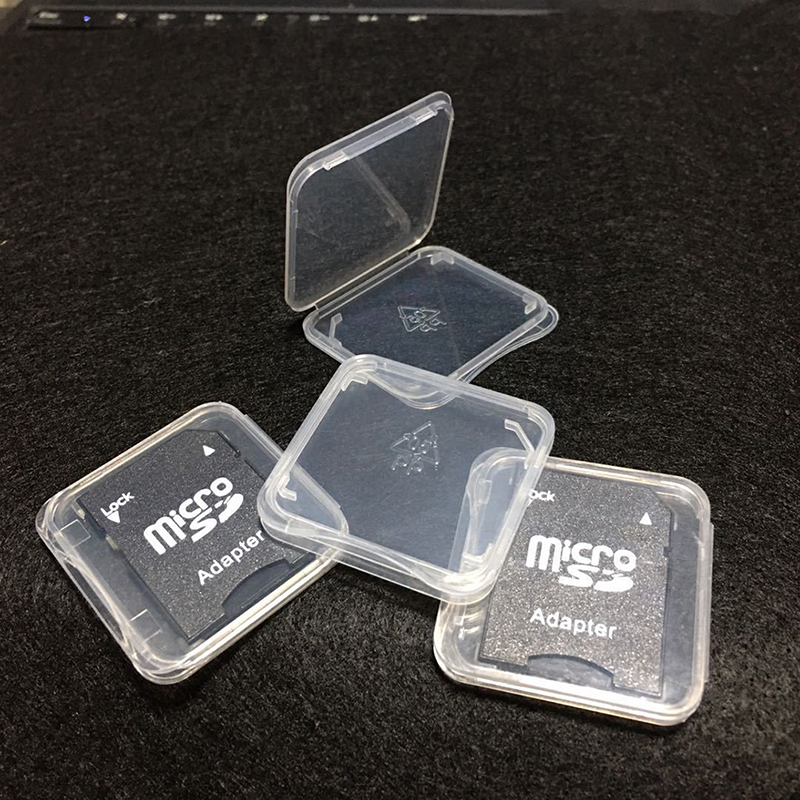 Home Assistant Sd - 10 pièces/lot Transparent SD carte mémoire