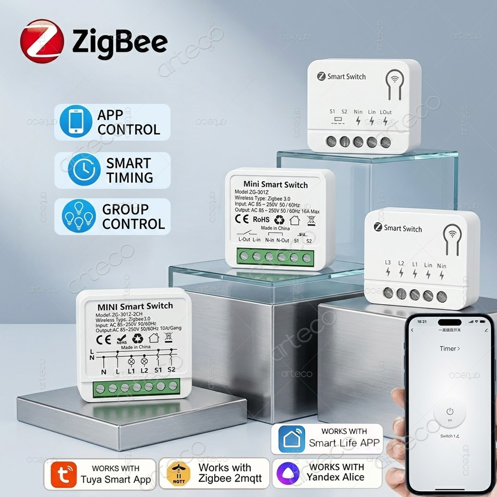 Diy Home Automation Controller - Module d'interrupteur intelligent Tuya Zigbee Mini