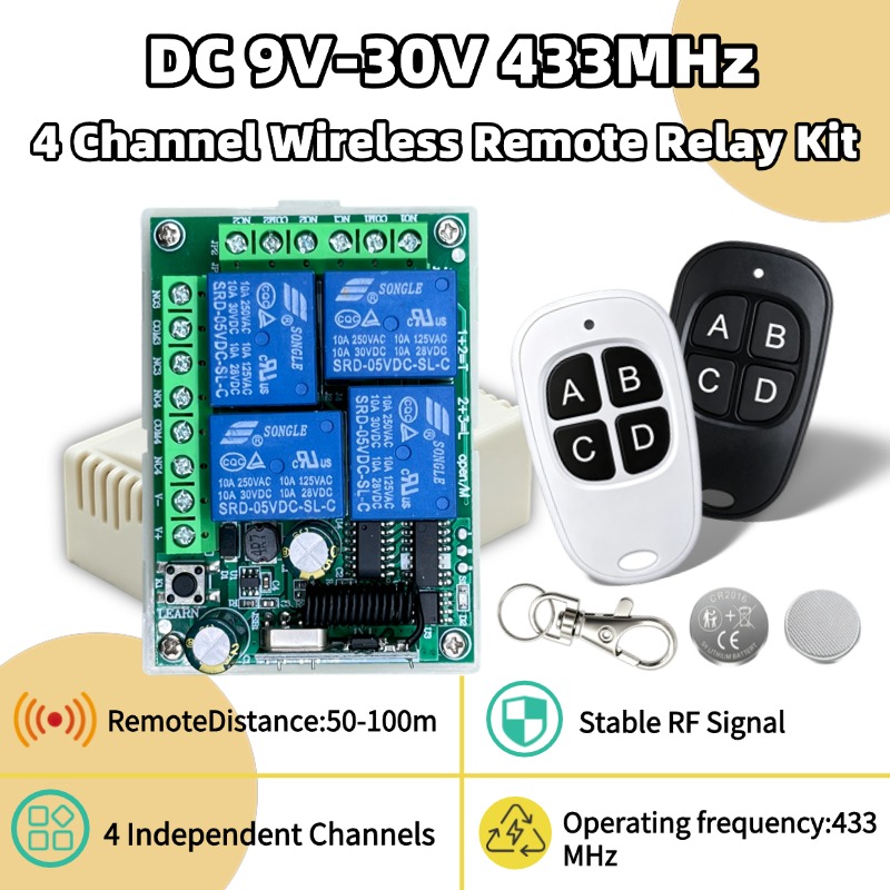 433Mhz Receiver Module - Module récepteur de relais universel sans