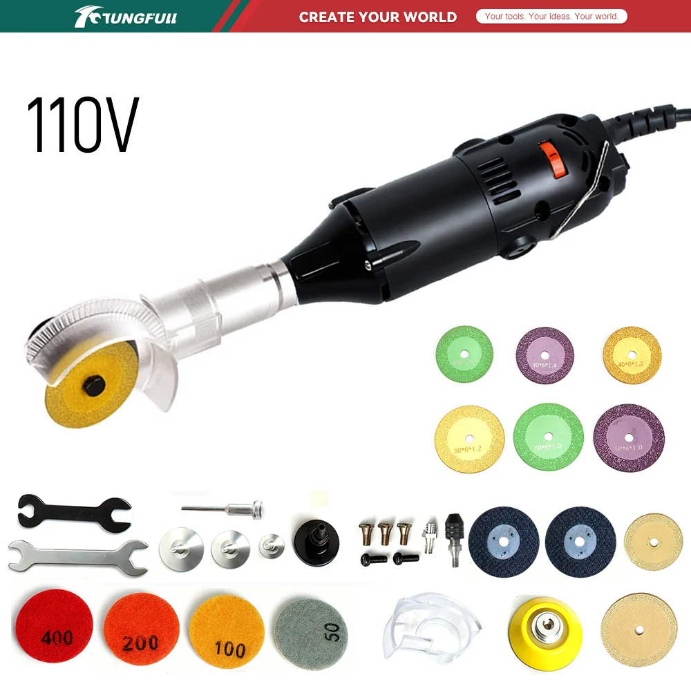 Diy Automation - Mini-meuleuse d'angle électrique TUNGFULL 110V, outil