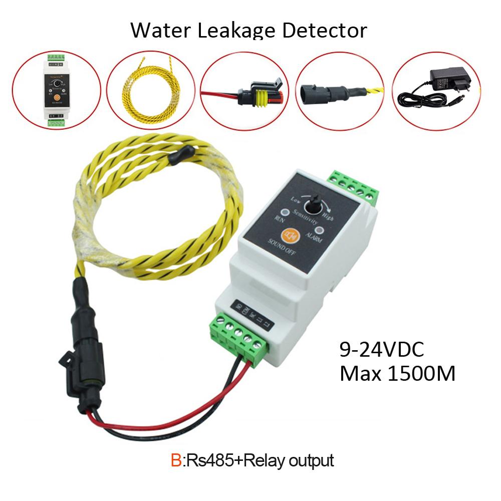 Water Leak Detector Wired - Détecteur de fuite d'eau à fil,