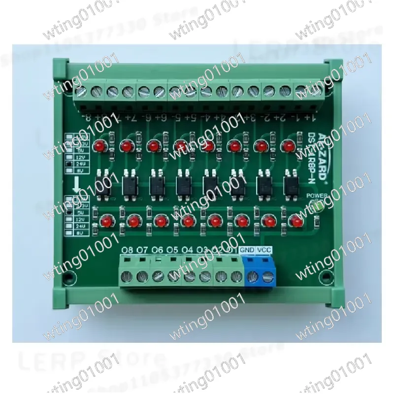 Level Shifter 3.3V - Module d'isolation optocoupleur 8 canaux NPN