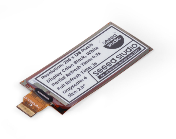 Display Epaper 2.9 - 104990852 Écran EInk EPaper monochrome flexible