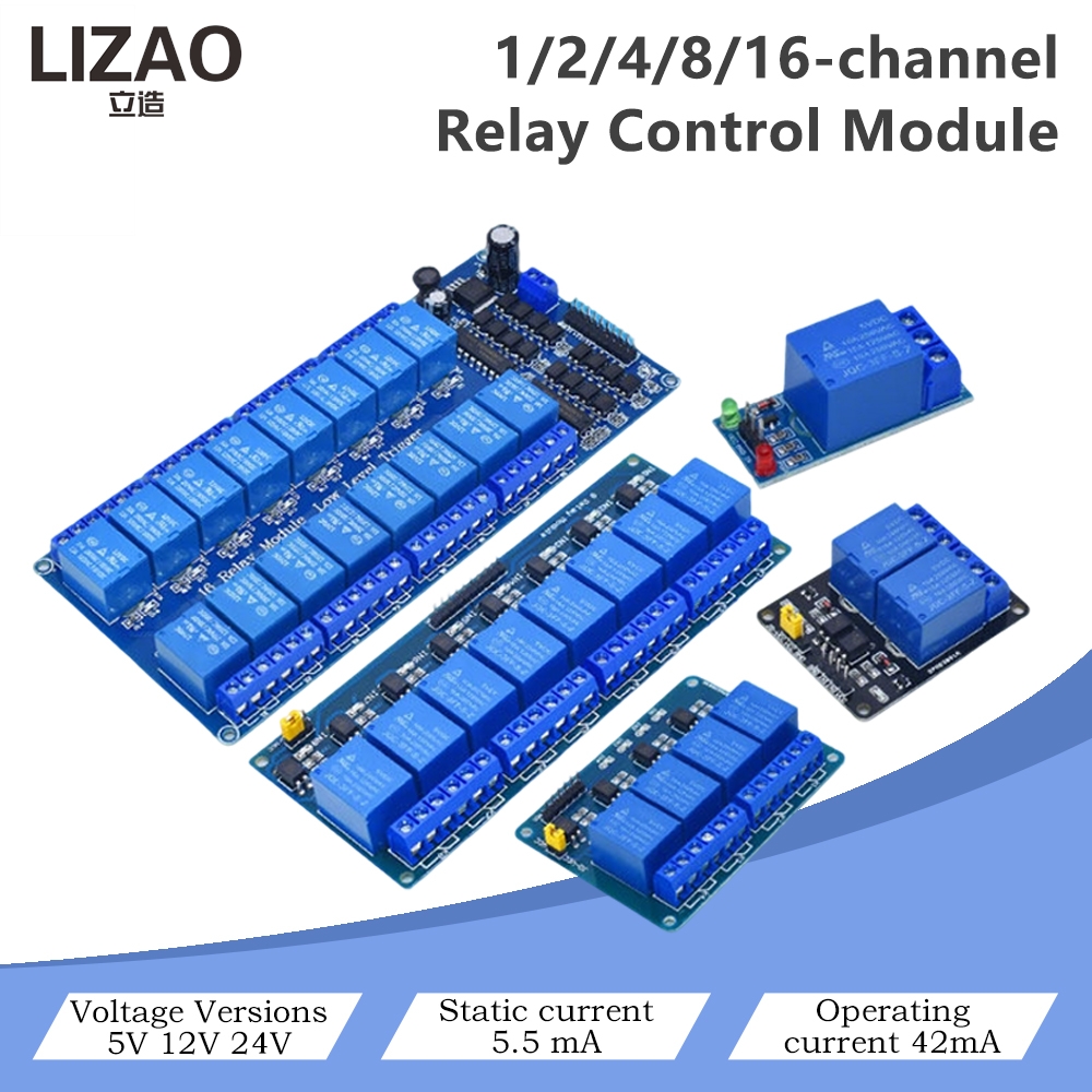 Home Automation Diy Projects - Module de commande de relais 5V/12V/24V