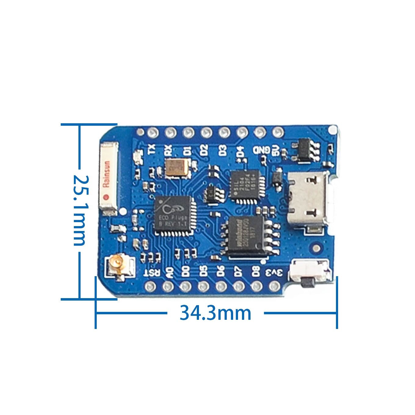 WEMOS D1 Mini Pro 4M 16M Bytes - Esp8266 Nodemcu Board avis et prix