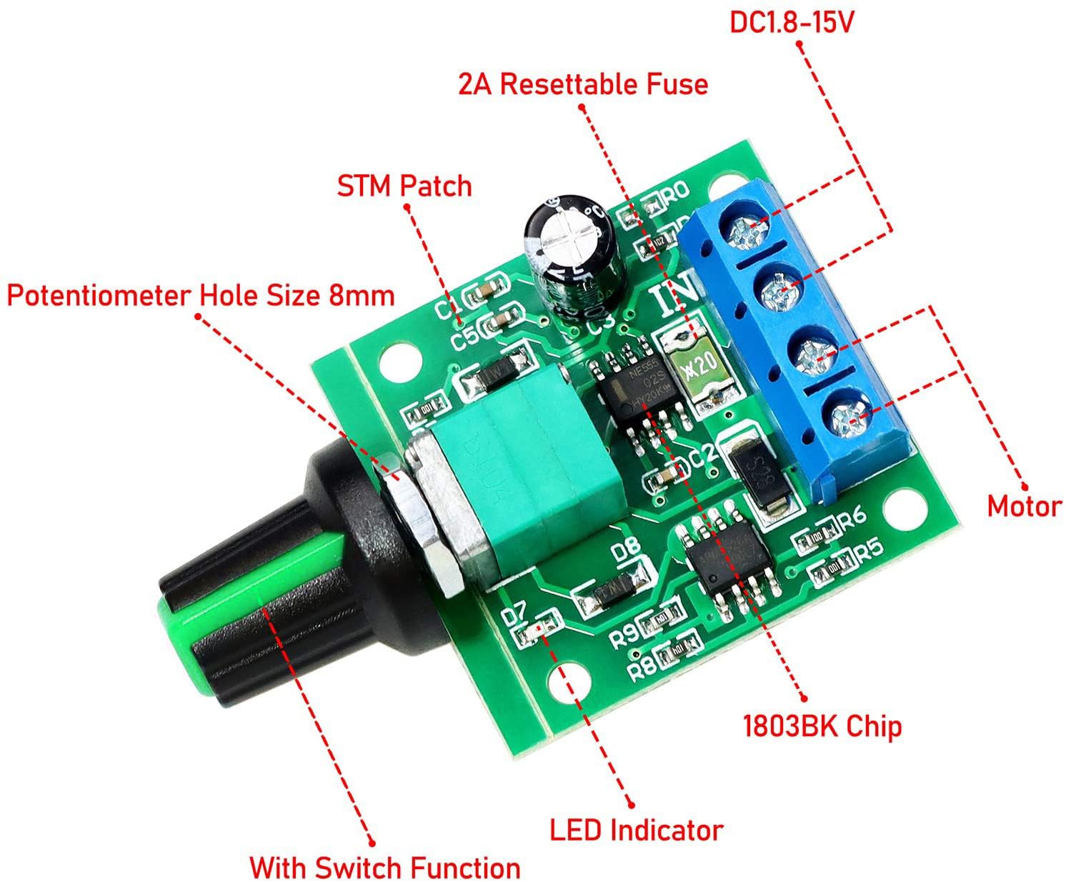 Contrôleur de vitesse de moteu - Level Shifter 3.3V avis et prix