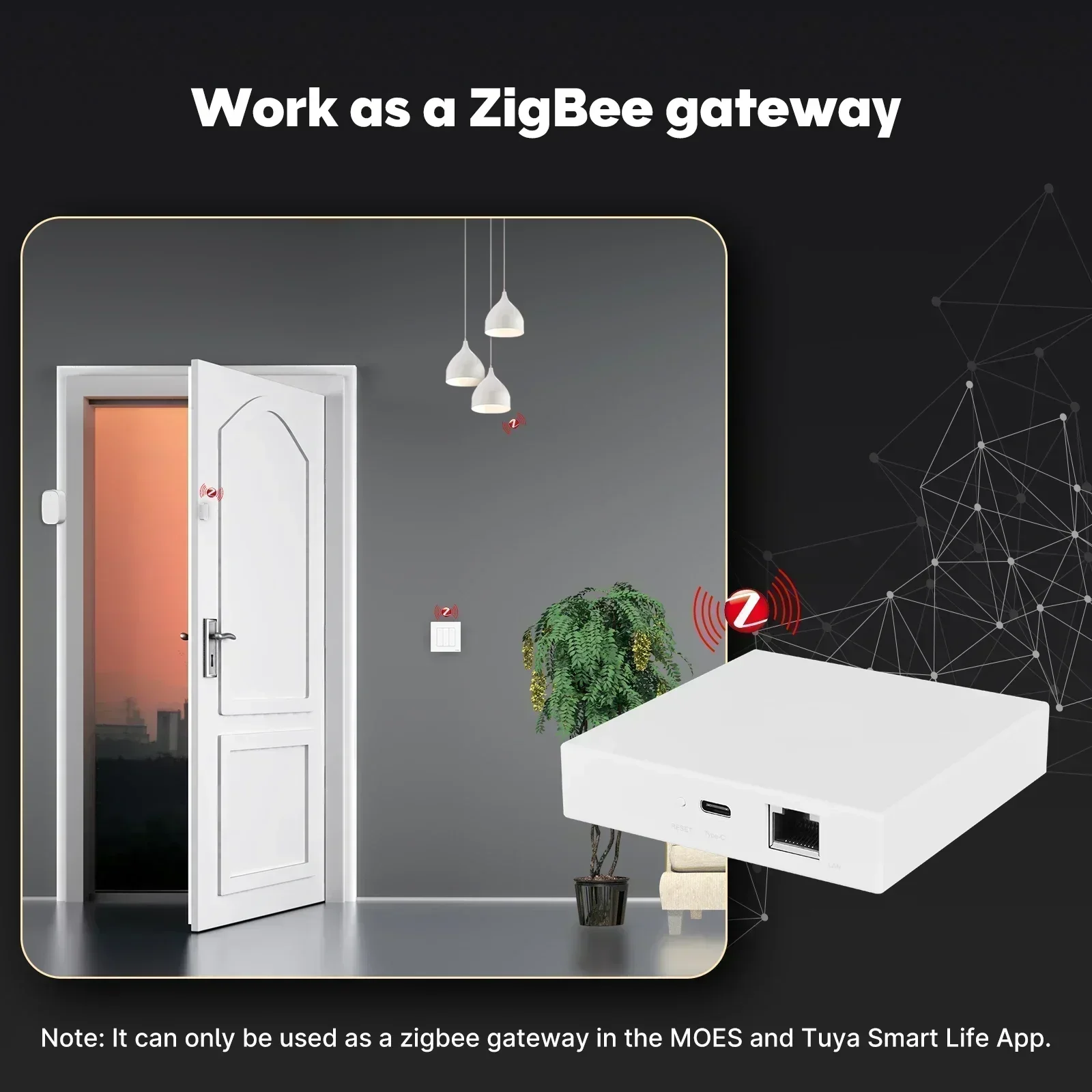 MOES Tuya Zigbee Matter fil pa - Matter Hub Thread avis et prix