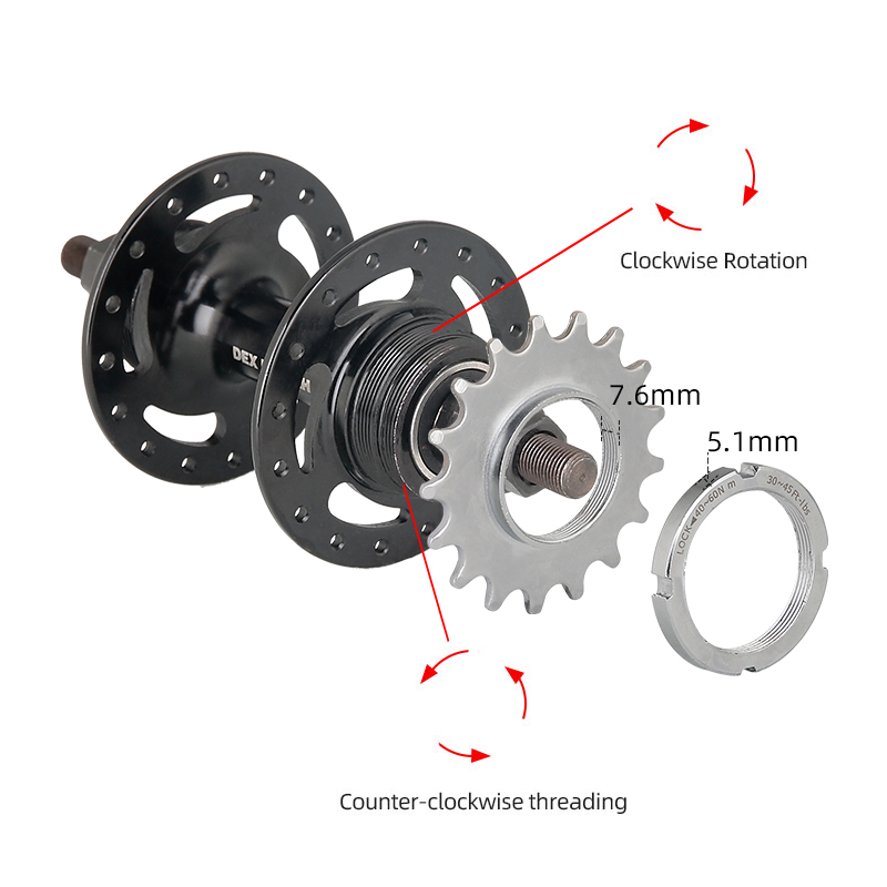 Vélo engrenage fixe 13T 14T 15 - Matter Hub Thread avis et prix