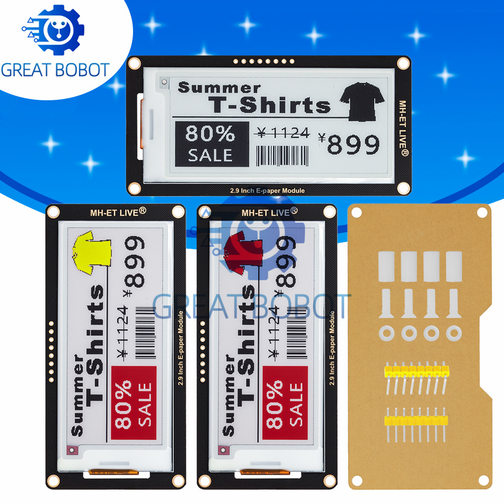 Écran d'affichage Epaper Tech, - Display Epaper 2.9 avis et prix