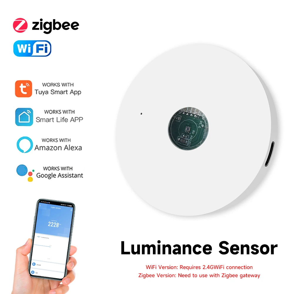 Tuya WiFi/ZigBee capteur de lu - Home Automation Technology avis et prix