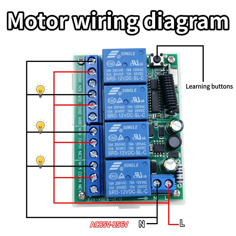Commutateur de commande à dist - 433Mhz Receiver Module avis et prix