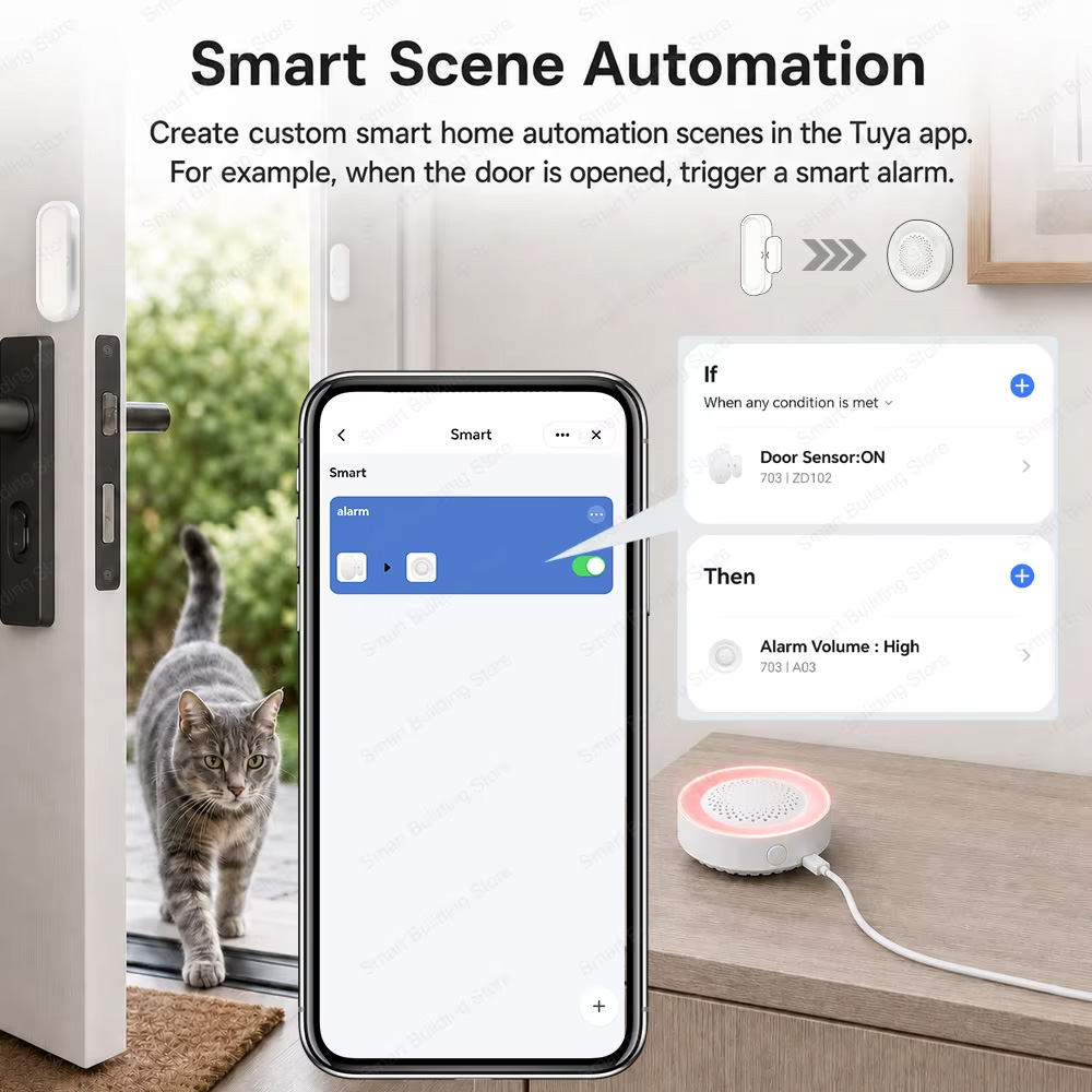 Capteur magnétique de porte/fe - Home Automation Technology avis et prix