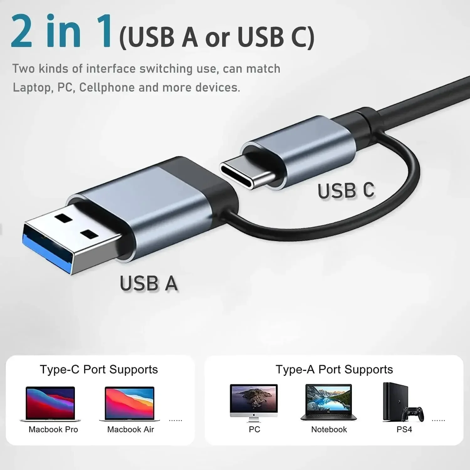 Hub USB-C 8 en 2 avec lecteur  - Home Assistant Sd avis et prix