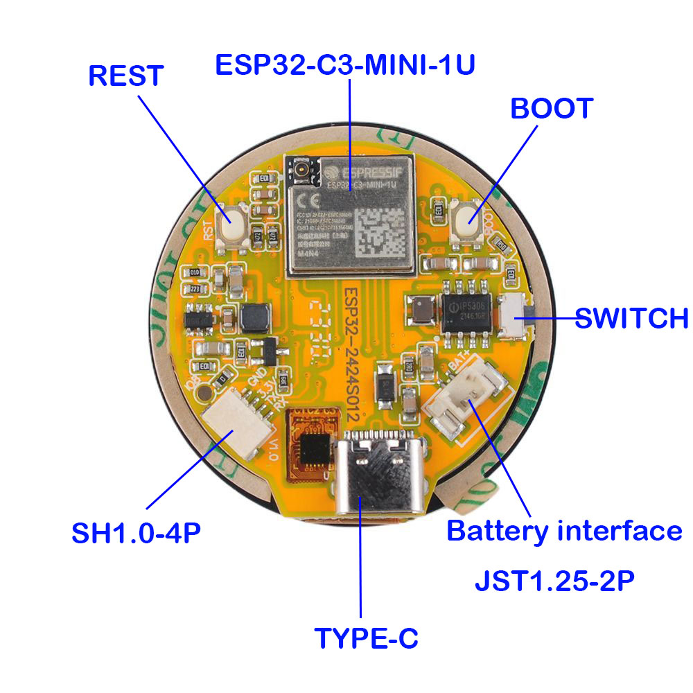 Module d'affichage ESP32 1,28  - Home Automation With Arduino avis et prix