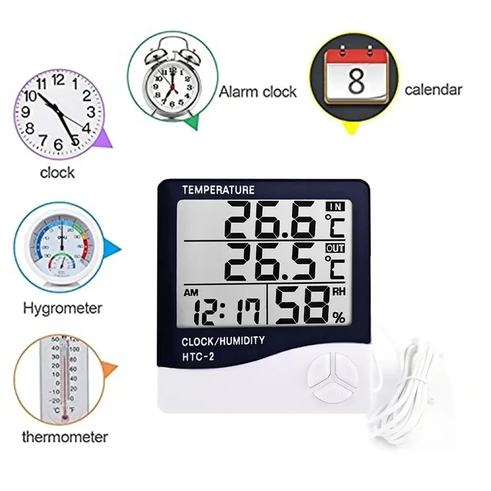 Thermomètre et hygromètre numé - Home Automation Industry avis et prix