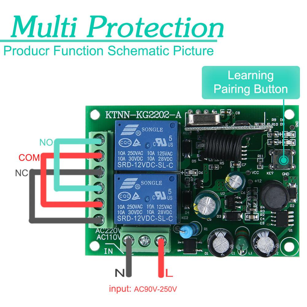 Interrupteur télécommande sans - 433Mhz Receiver Module avis et prix