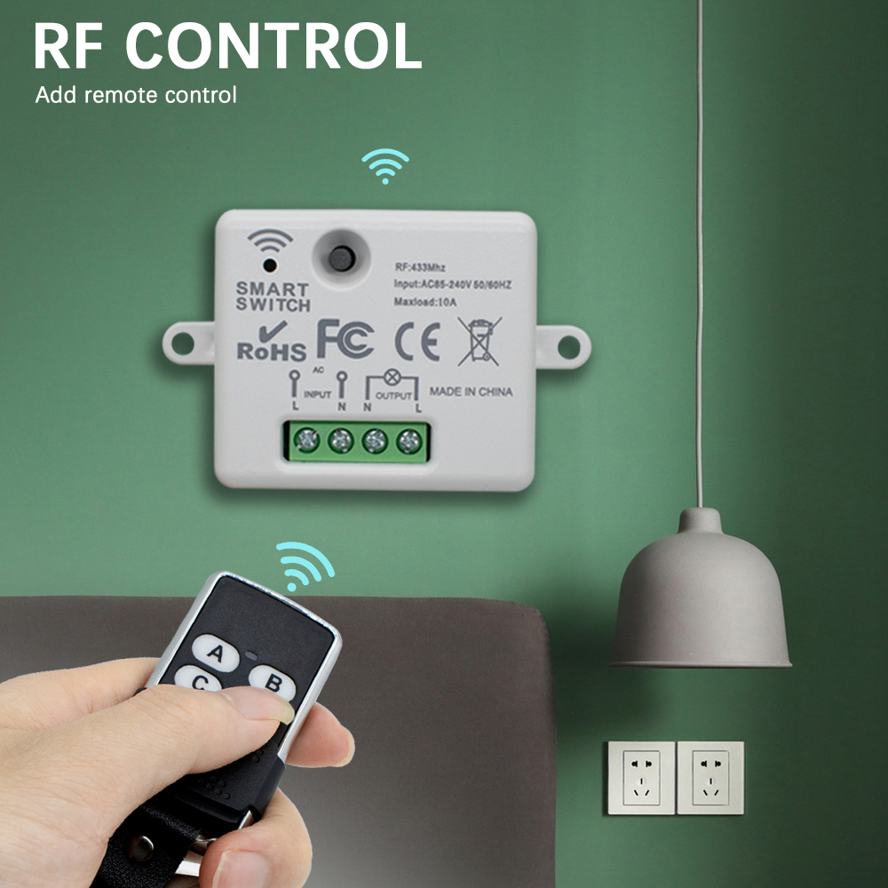 Interrupteur sans fil 220V 1CH - 433Mhz Receiver Module avis et prix