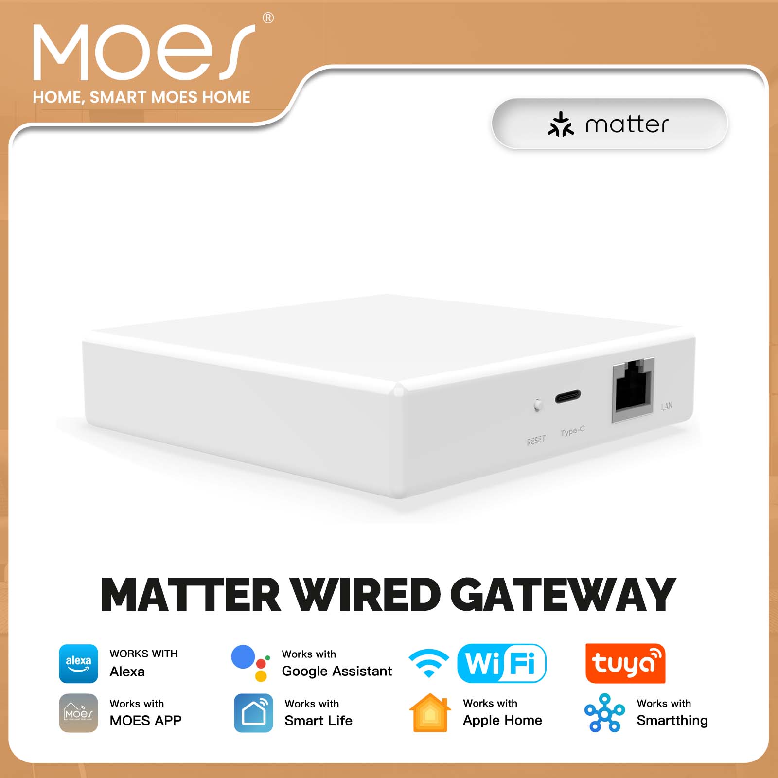 Passerelle Hub MOES Tuya ZigBe - Matter Hub Thread avis et prix