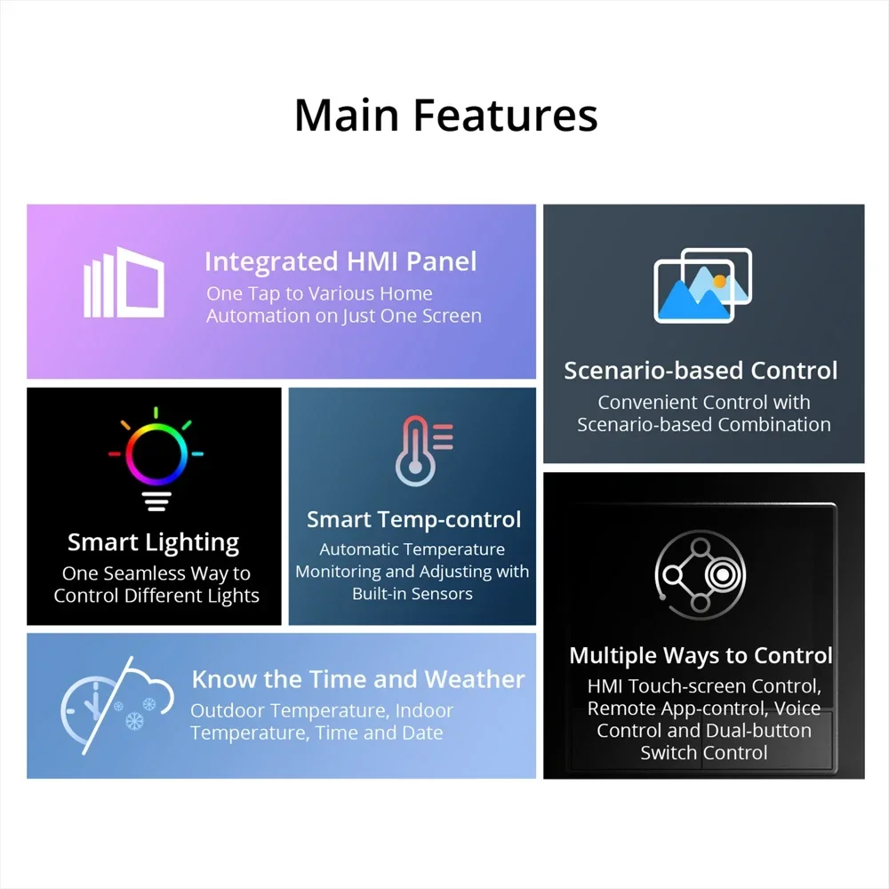 Interrupteur mural intelligent - Home Automation Panel Diy avis et prix